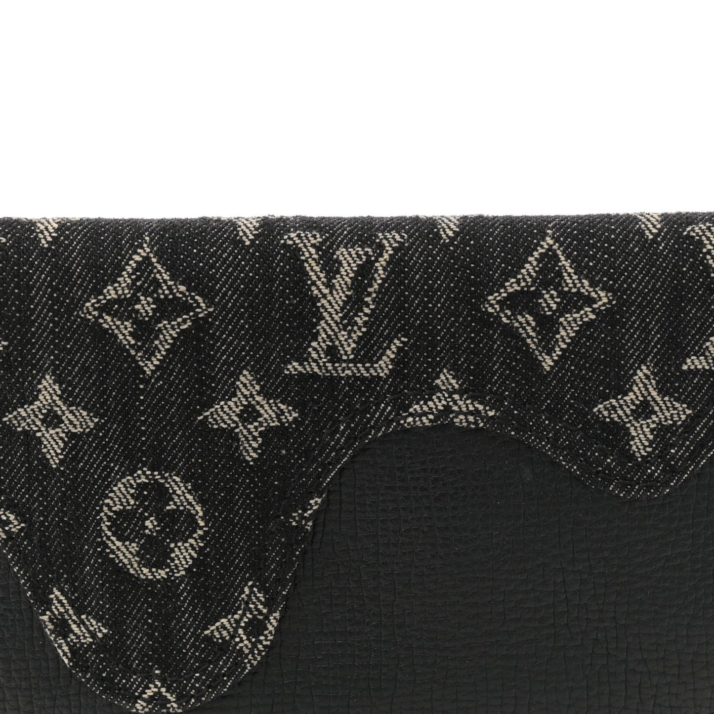 X NIGO Taurillon Monogram Denim Trio Messenger
