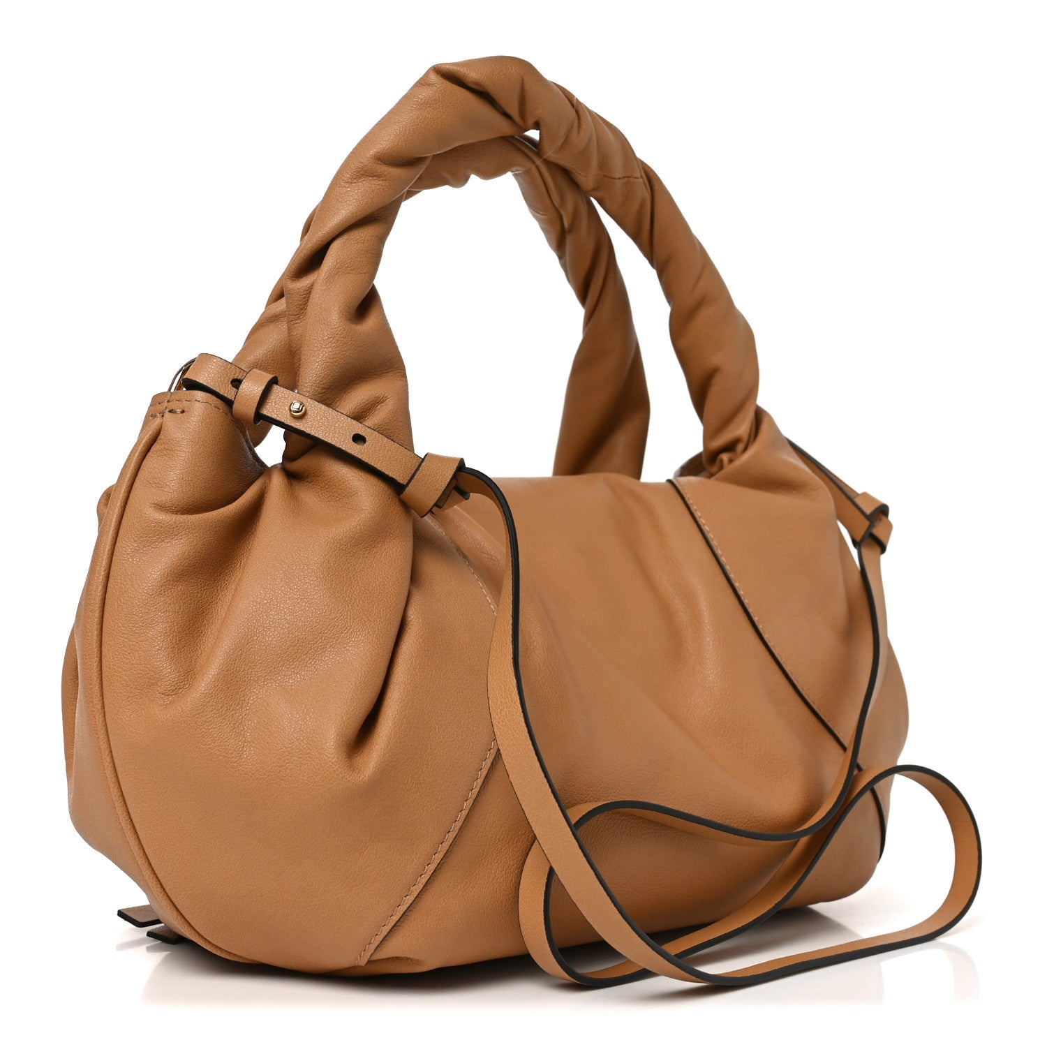 Fendi Calfskin Small Spy Dark Honey 3 of 11