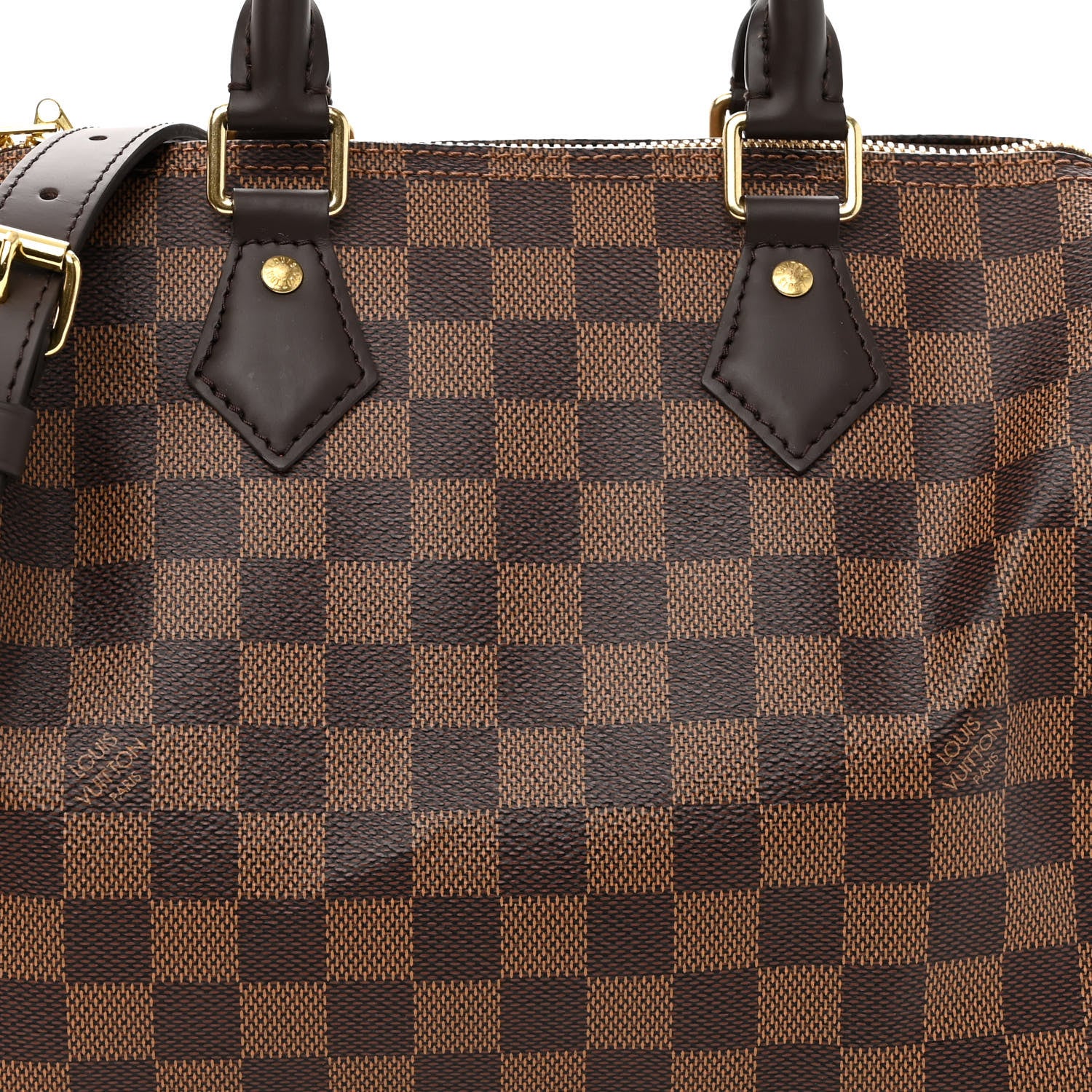 Louis Vuitton Damier Ebene Speedy Bandouliere 25 8 of 11