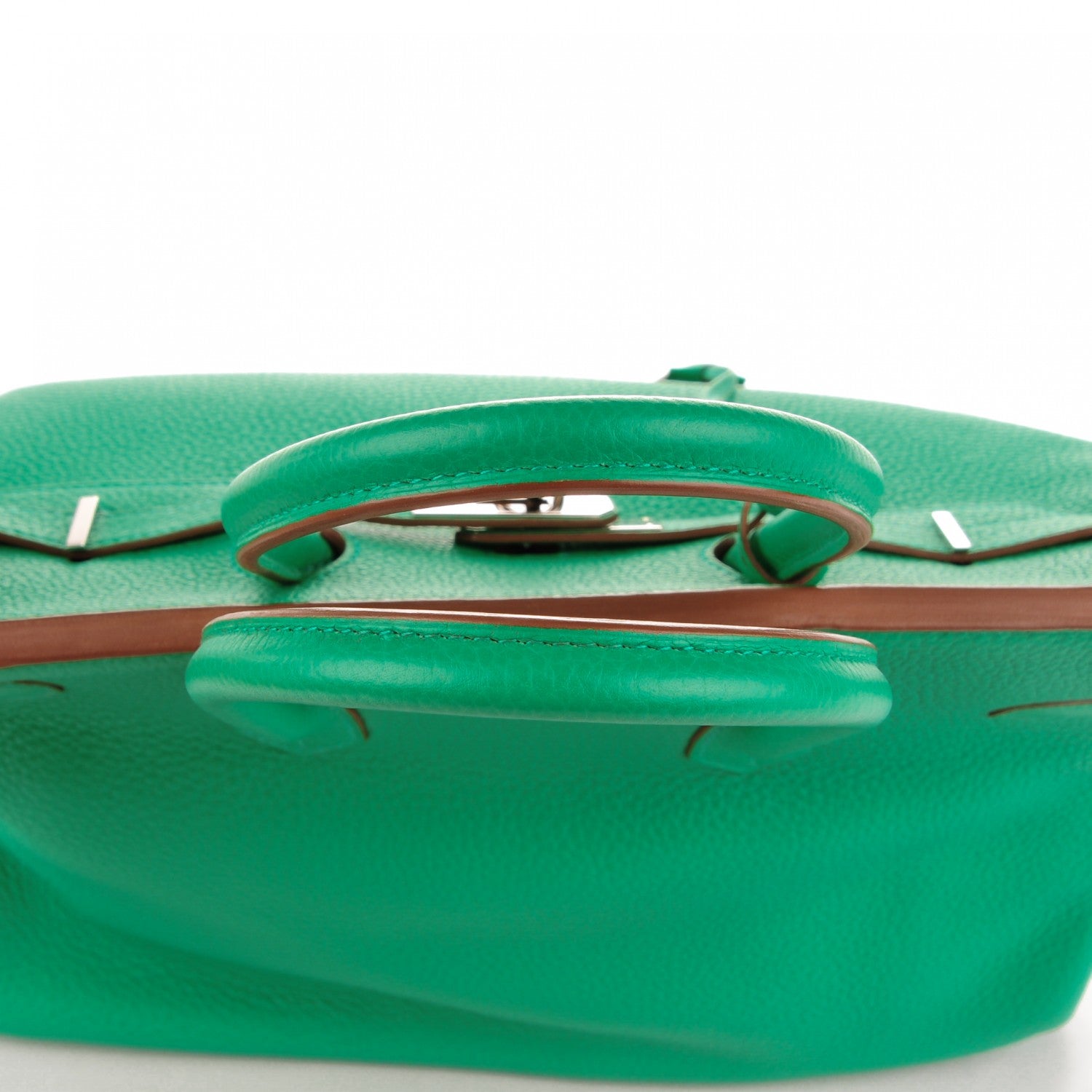Hermes Taurillon Clemence Birkin 35 Menthe 12 of 28