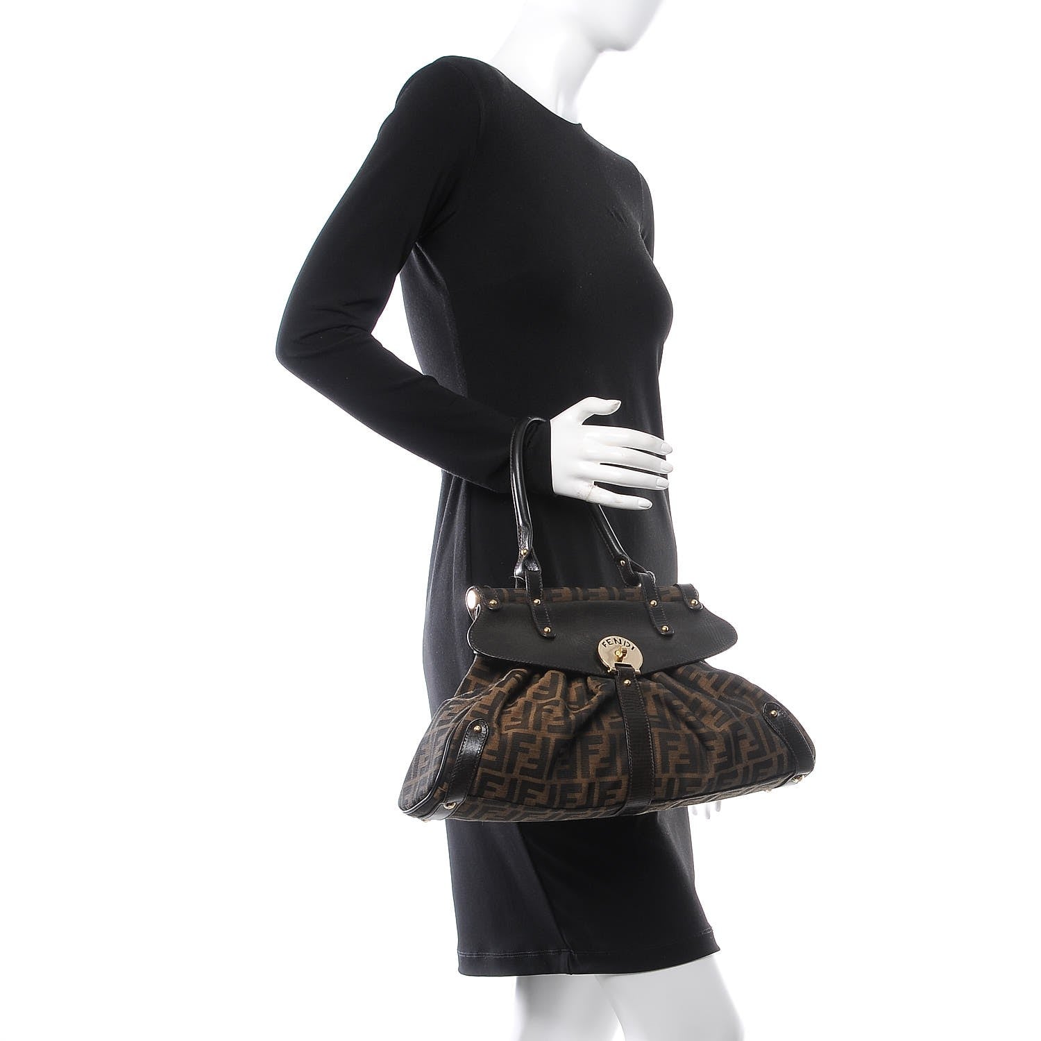 Fendi Zucca Medium Magic Bag Tobacco 2 of 14