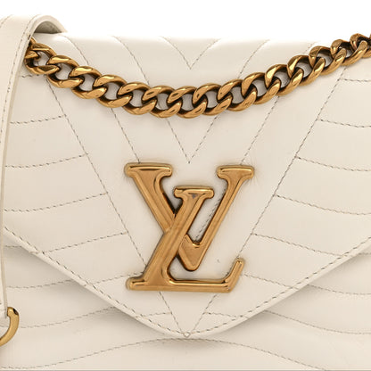Louis Vuitton Calfskin New Wave Chain PM White 8 of 15