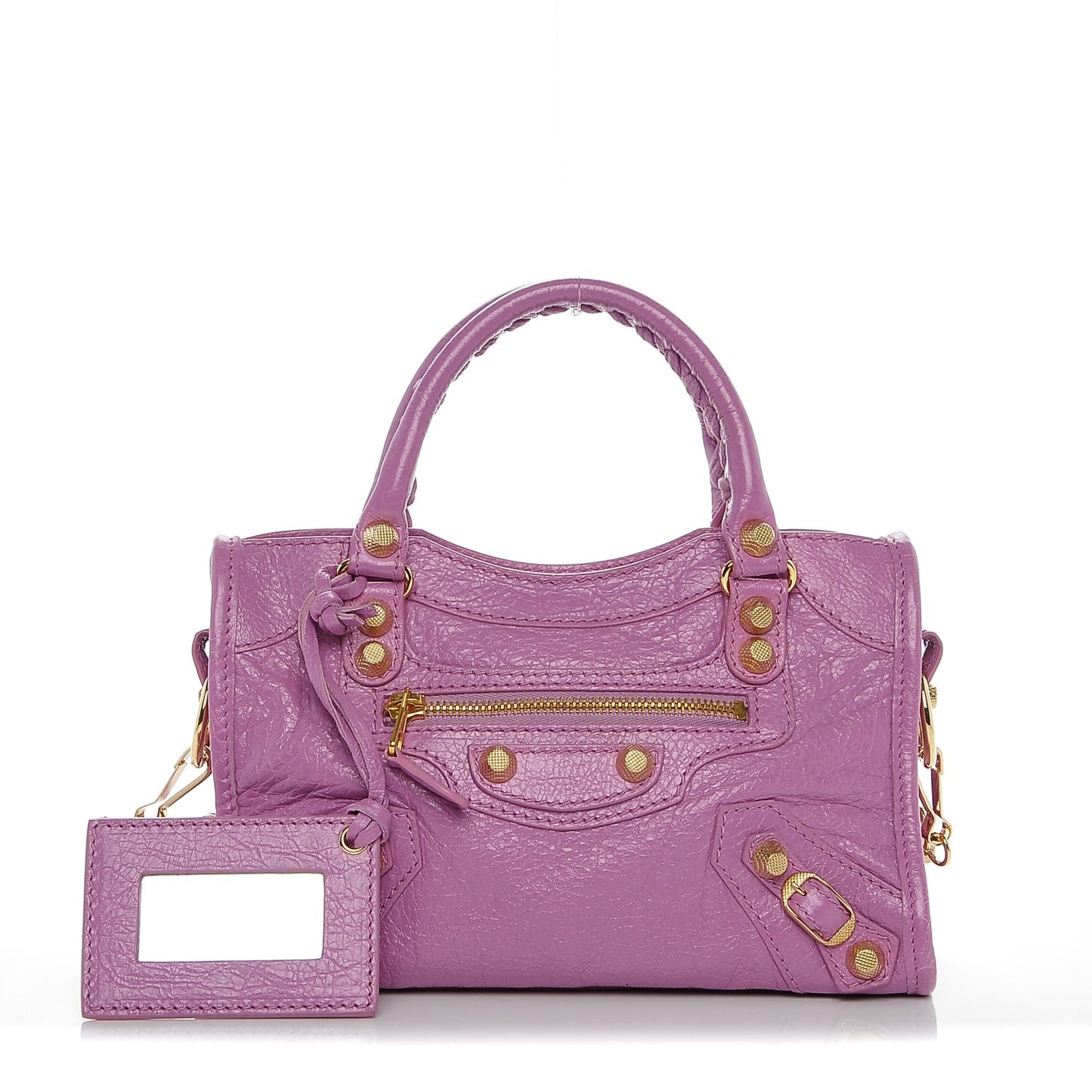 Agneau Giant 12 Gold Hardware Mini City Rose Berlingot