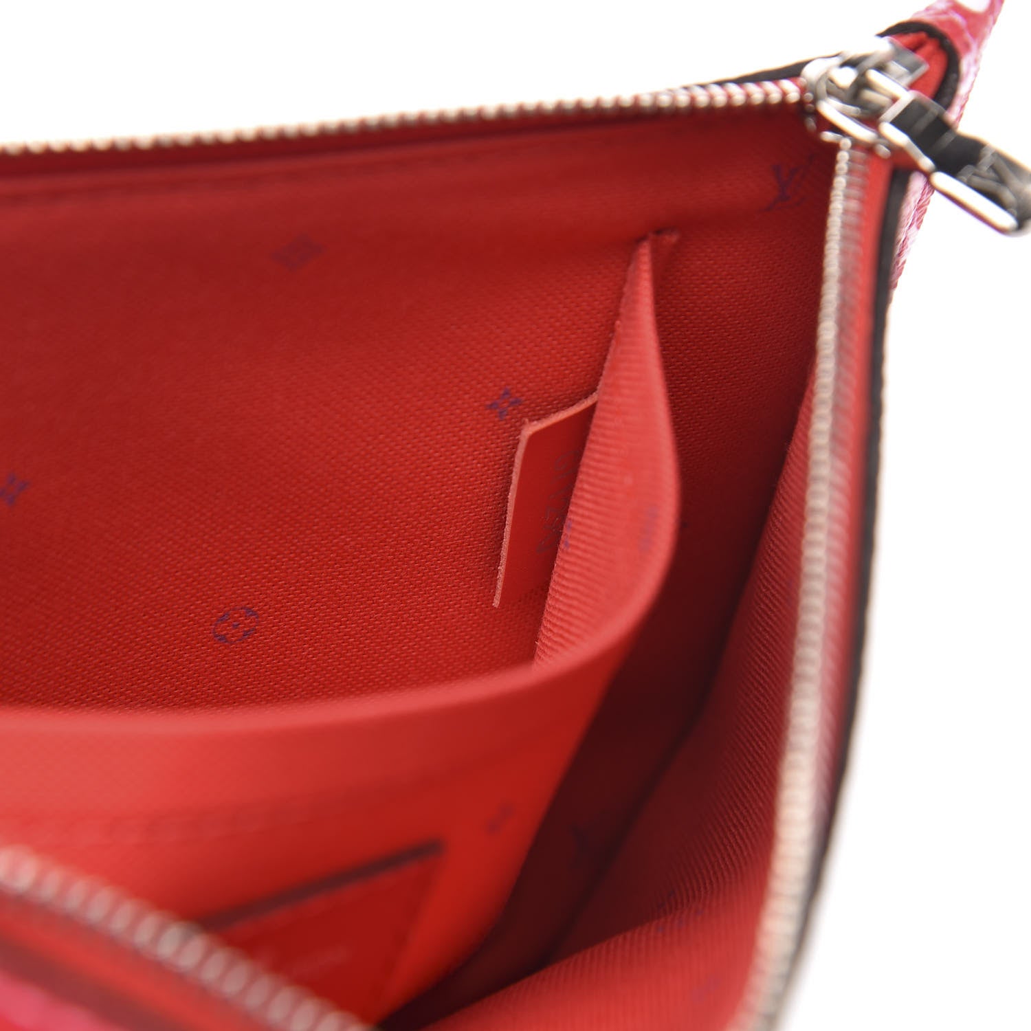 Louis Vuitton Monogram Escale Neverfull MM GM Pochette Rouge 7 of 7