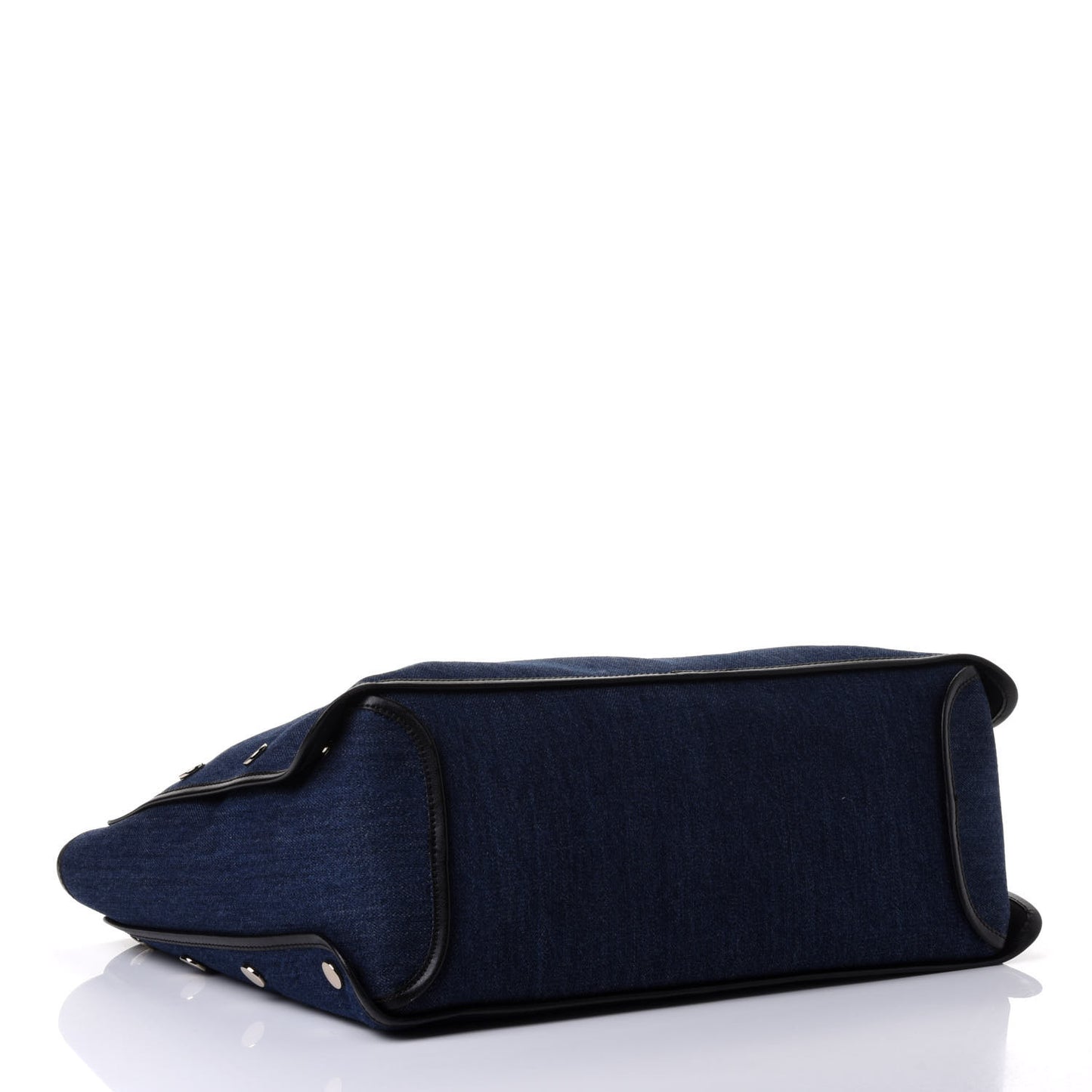 Denim Medium Logo Bond Shopper Tote Blue