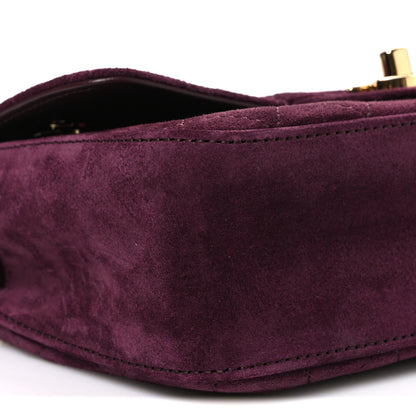 Chanel Suede Calfskin Mini Souplissimo Flap Burgundy 8 of 10