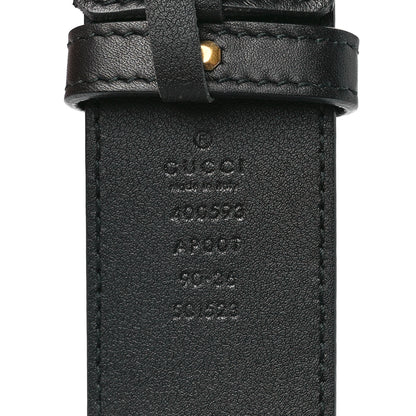Gucci Calfskin Double G 40mm Belt 90 36 Black 4 of 5