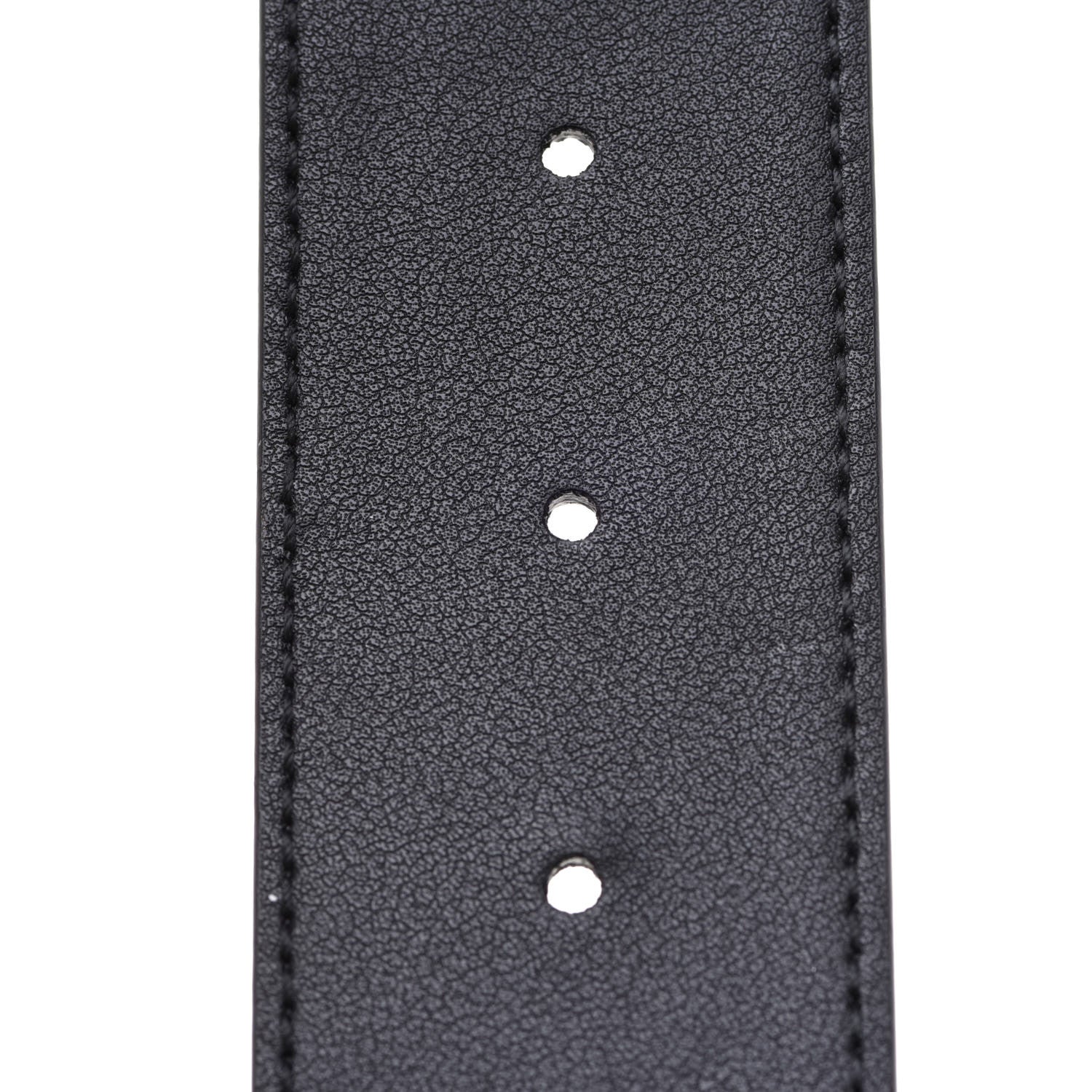 Gucci GG Supreme Monogram Matte Plutone Calfskin Double G 40mm Belt 95 38 Beige Ebony Black 4 of 4