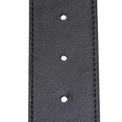 Gucci GG Supreme Monogram Matte Plutone Calfskin Double G 40mm Belt 95 38 Beige Ebony Black 4 of 4
