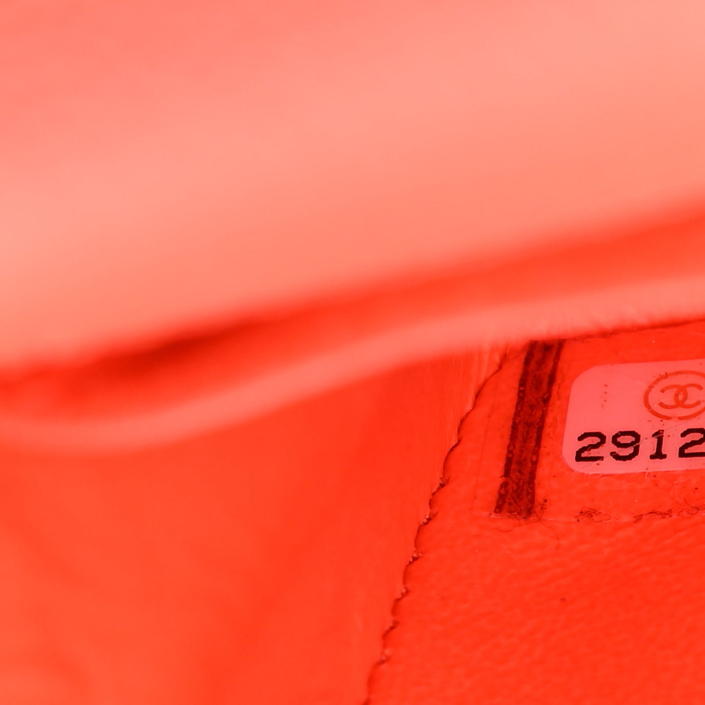 Goatskin Quilted 2.55 Reissue Flap Belt Bag Orange