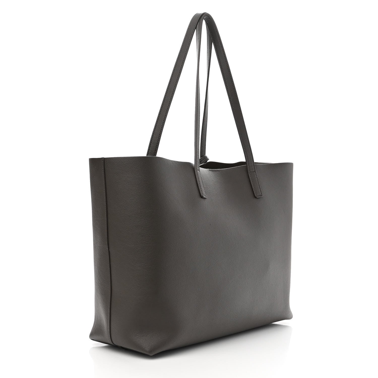 Saint Laurent Calfskin Large Shopping Tote Fog 3 of 15