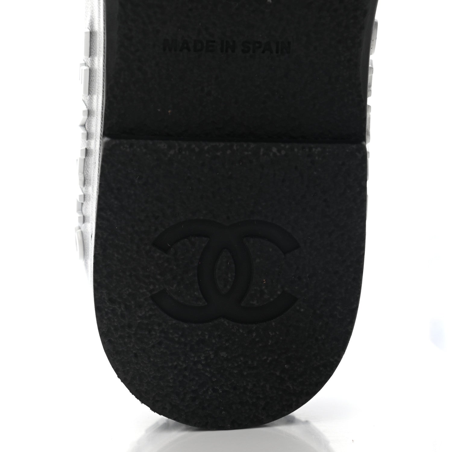 Chanel Lambskin Quilted CC Espadrille Slip On Sandals 35 Black 8 of 14
