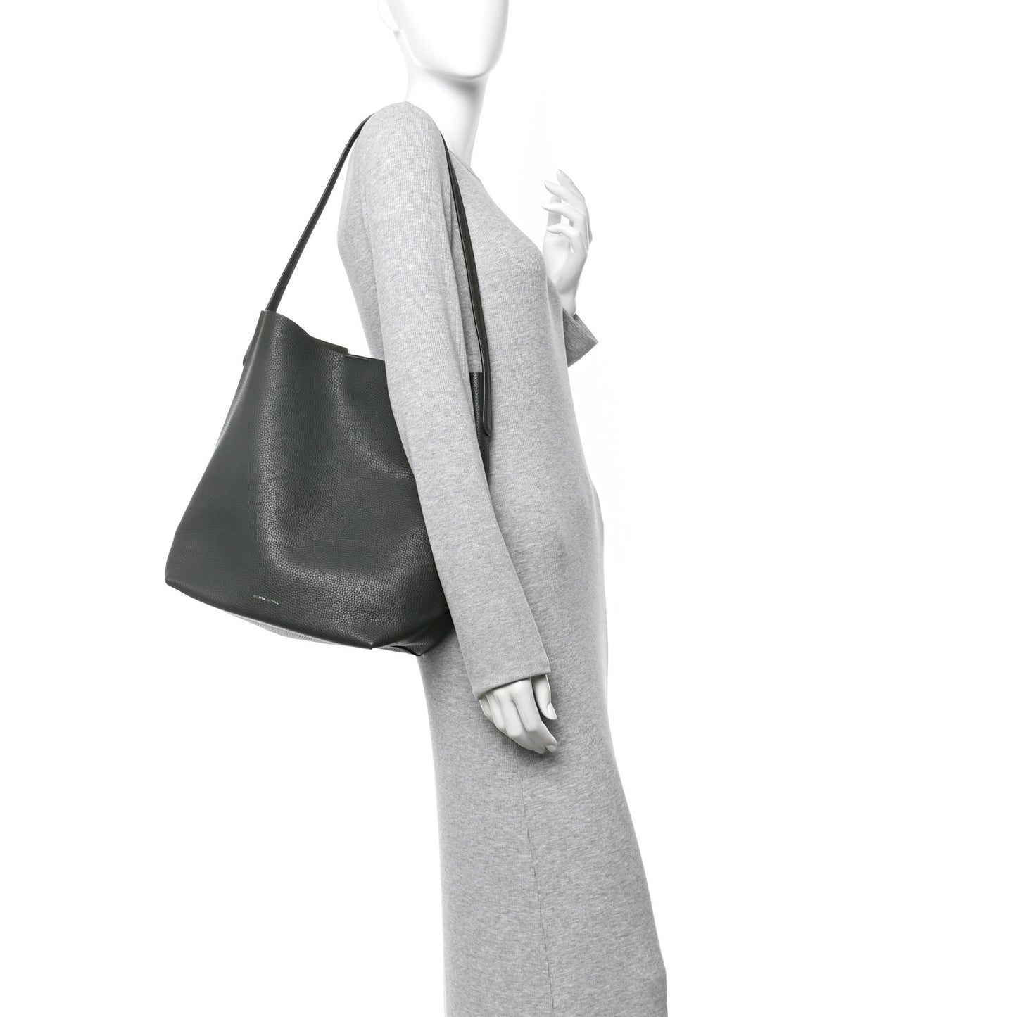 Pebbled Calfskin Everyday Cabas Seaweed