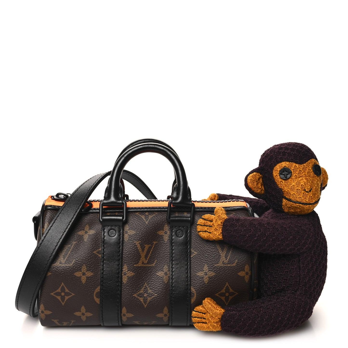Monogram Monkey Puppet LV Friends Keepall XS