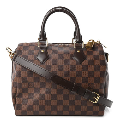 Louis Vuitton Damier Ebene Speedy Bandouliere 25 1 of 11
