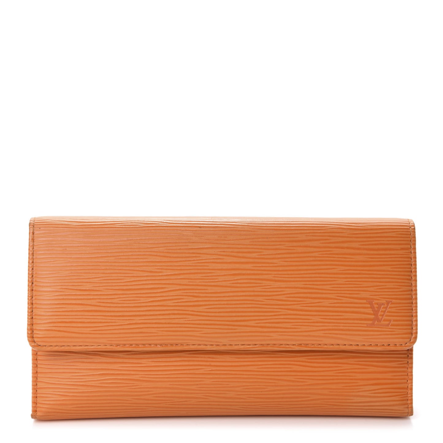Epi Porte Tresor International Wallet Mandarin