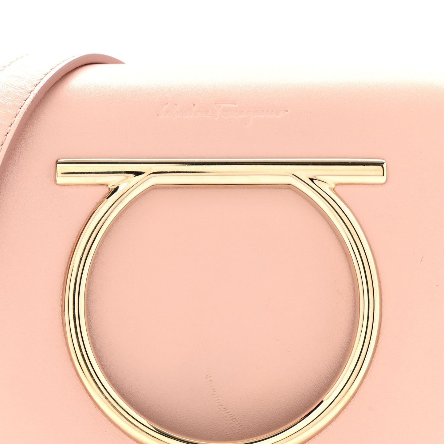 Calfskin Vela Crossbody Flap Bag Antique Rose