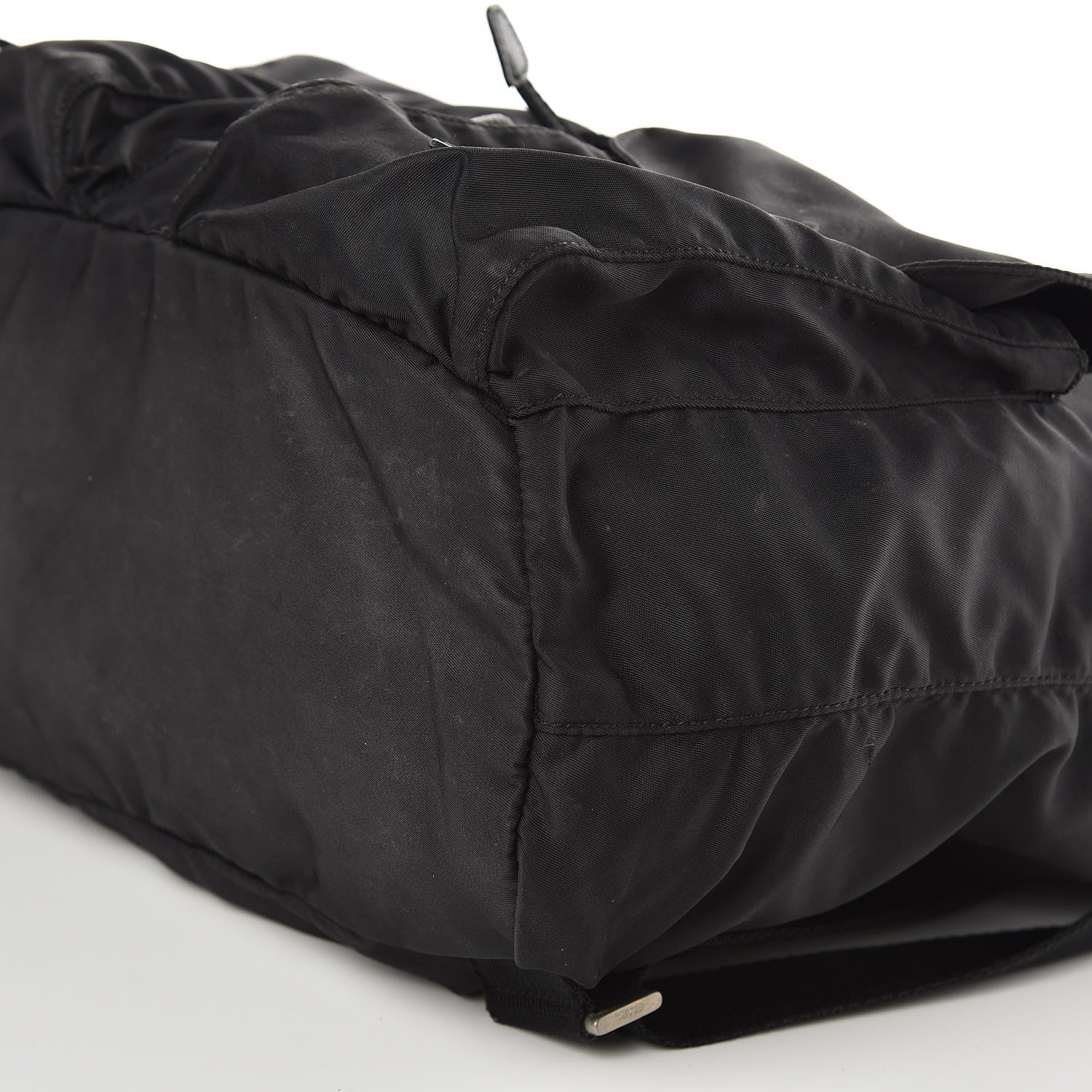 Prada Nylon Vela Medium Backpack Black 11 of 15