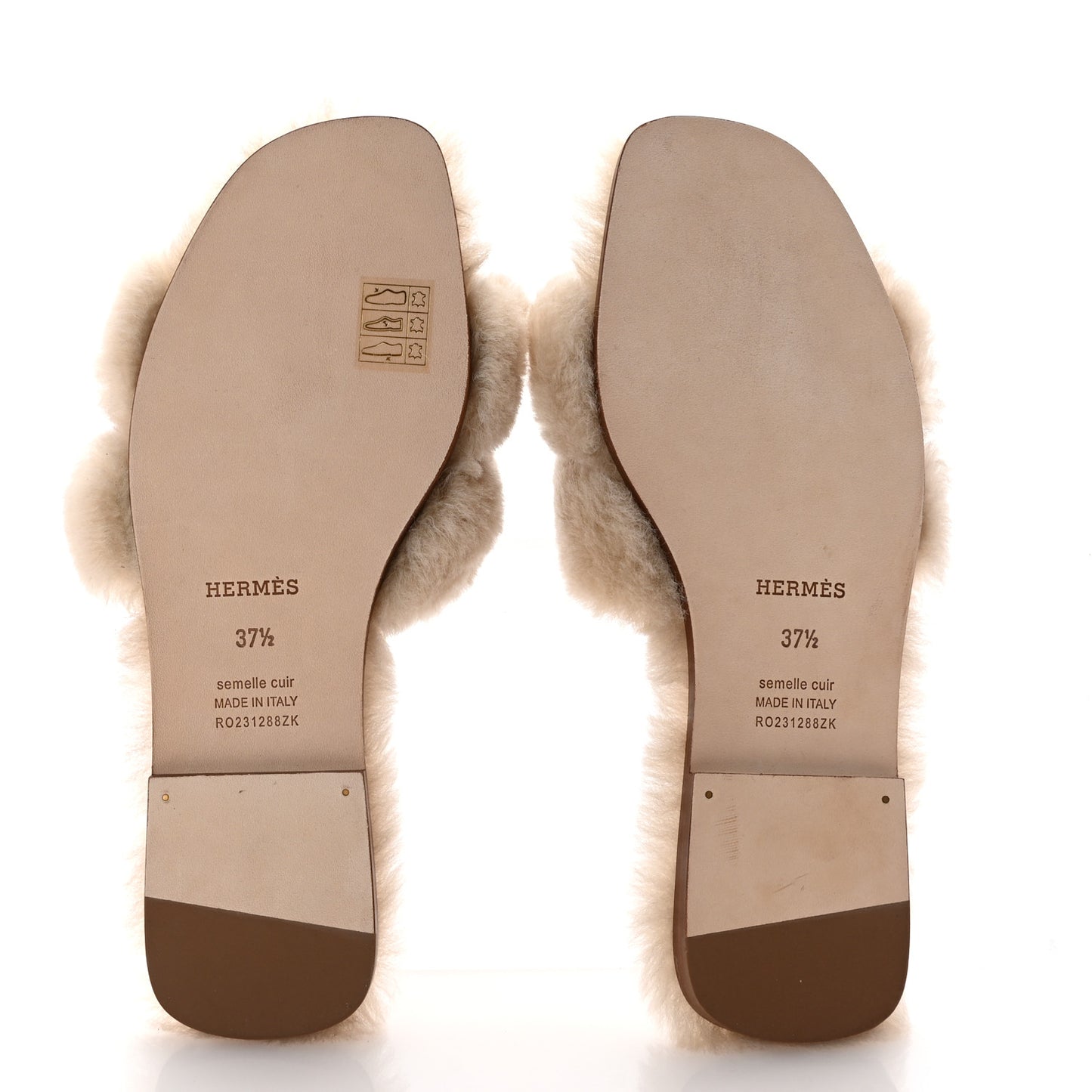 Woolskin Oran Sandals 37.5 Beige Argile