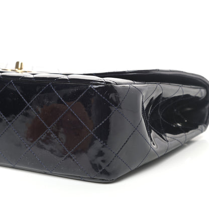 Chanel Patent Quilted Mobile Art Jumbo Single Flap Navy 11 of 11