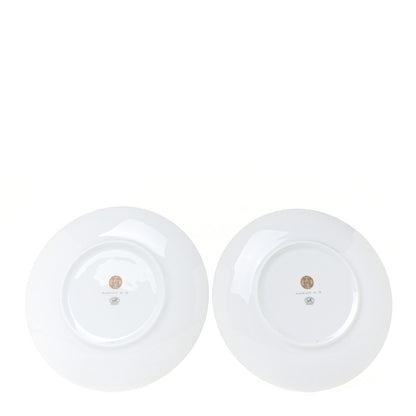 Hermes Porcelain Mosaique au 24 Dessert Plate Set of 2 3 of 4
