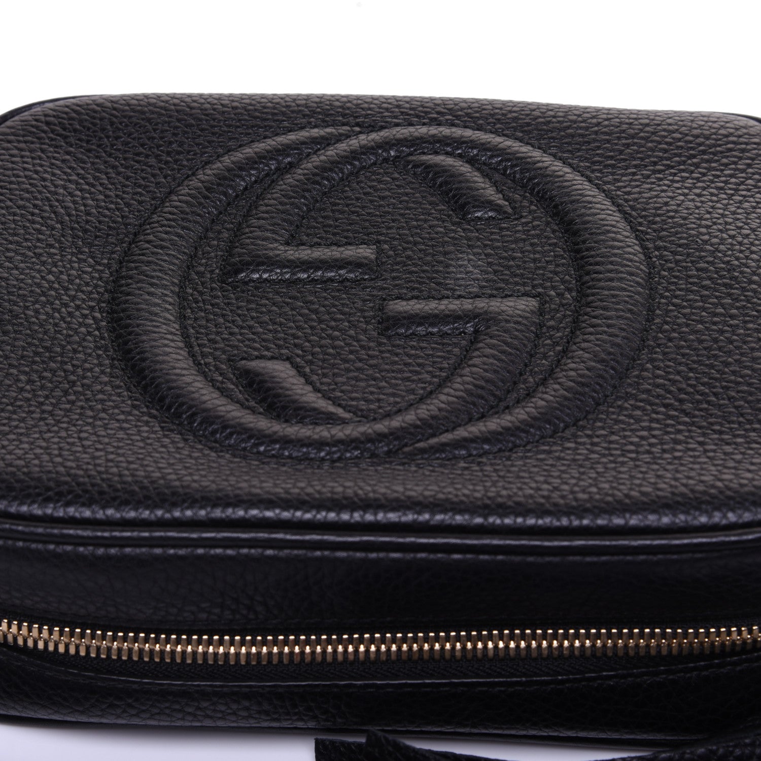 Gucci Pebbled Calfskin Small Soho Disco Bag Black 11 of 11