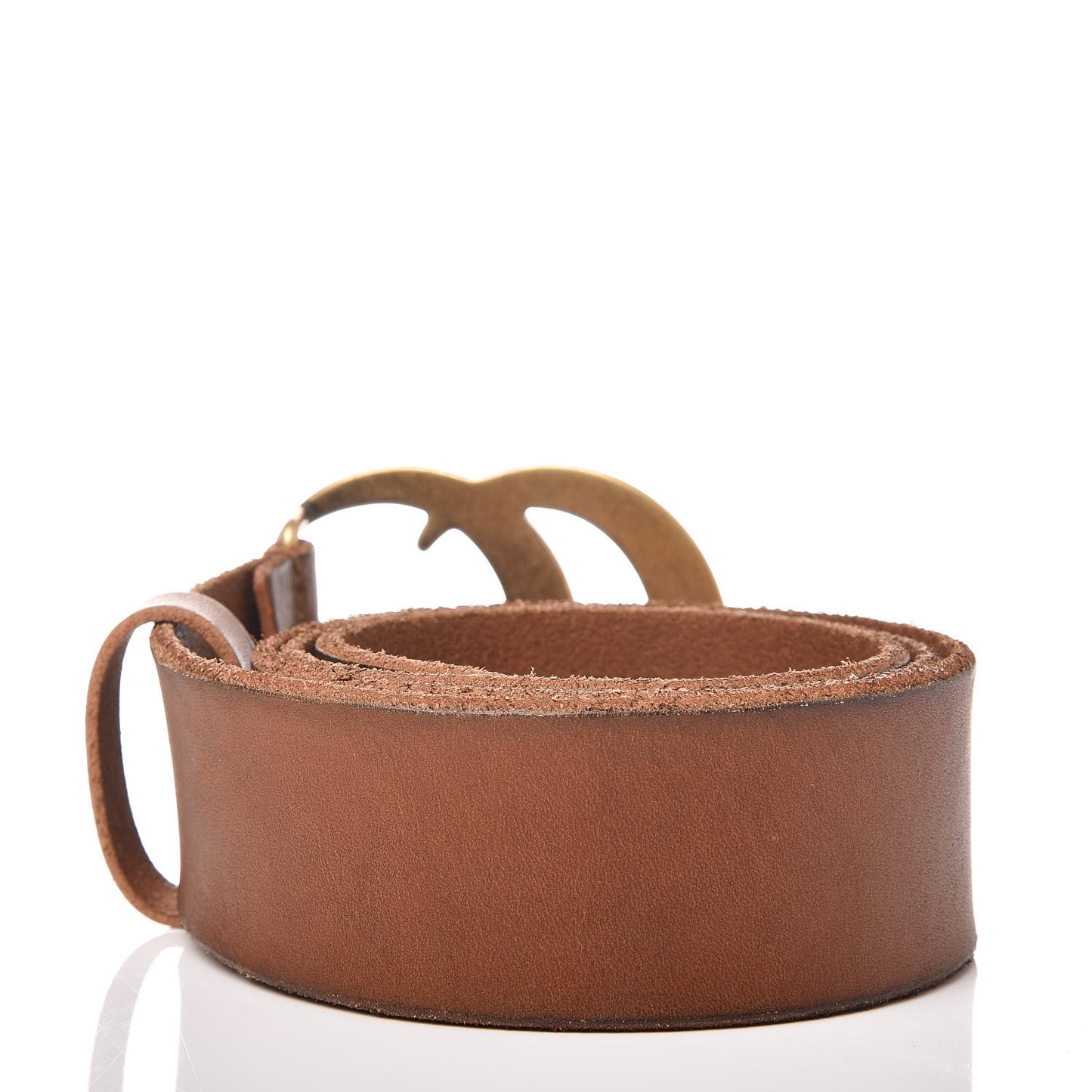 Faded Calfskin Double G 40mm Belt 80 32 Cuir