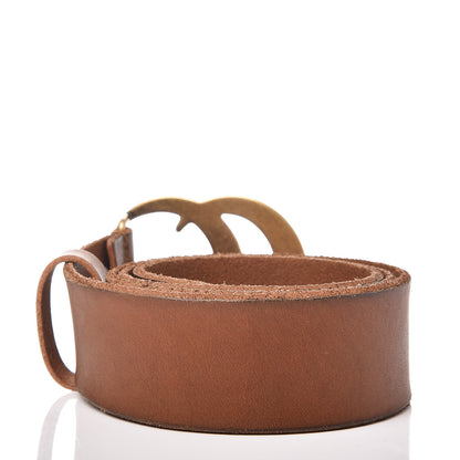 Gucci Faded Calfskin Double G 40mm Belt 80 32 Cuir 3 of 6