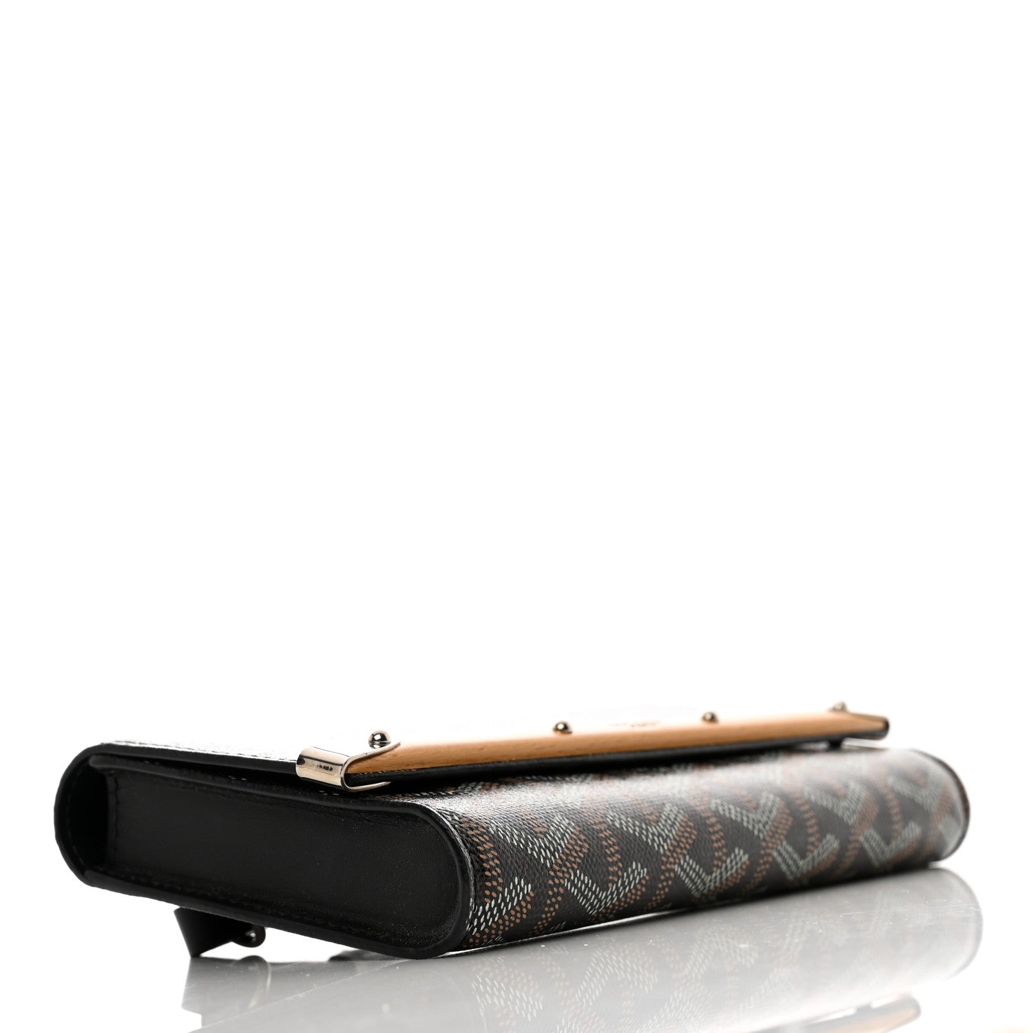 Goyard Goyardine Monte Carlo Bois Clutch Black 4 of 7