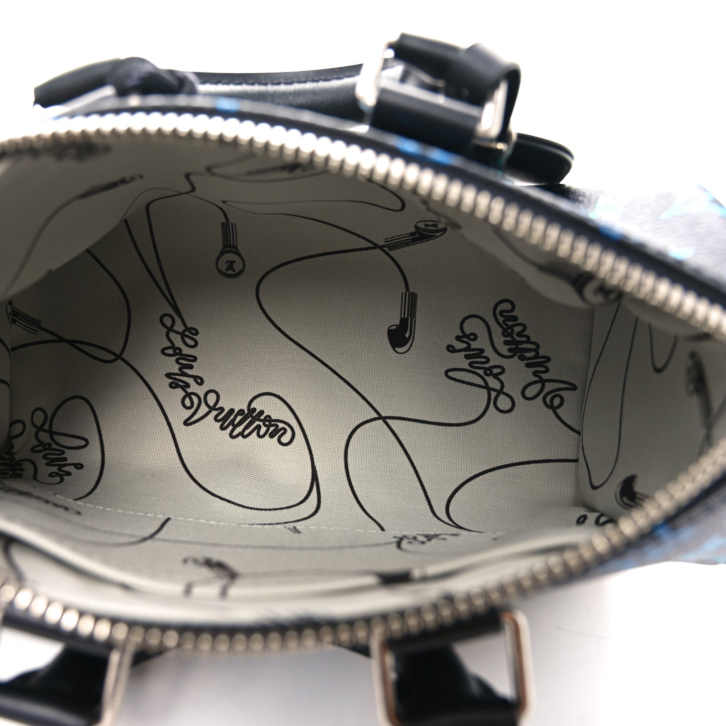 Monogram Iridescent Keepall Bandouliere 25 Black