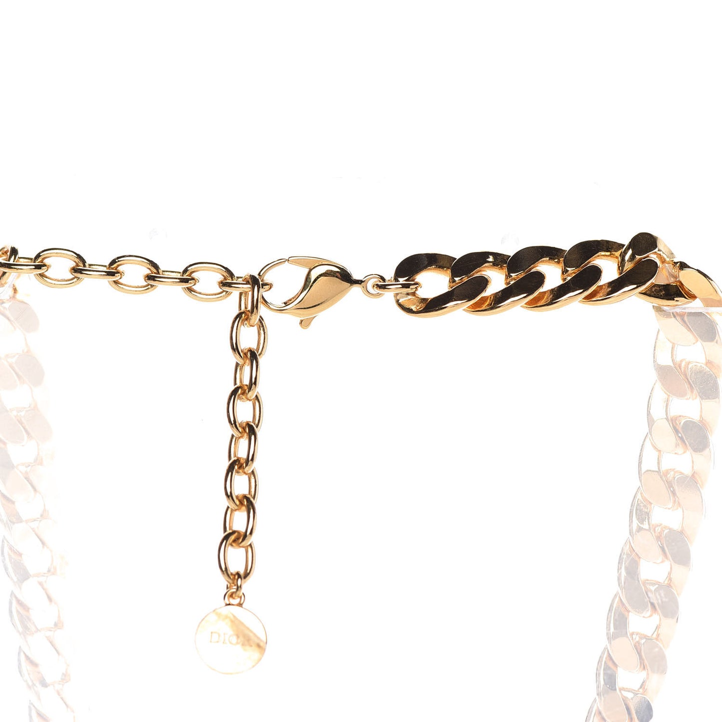 Metal Danseuse Etoile Chain Choker Necklace Gold