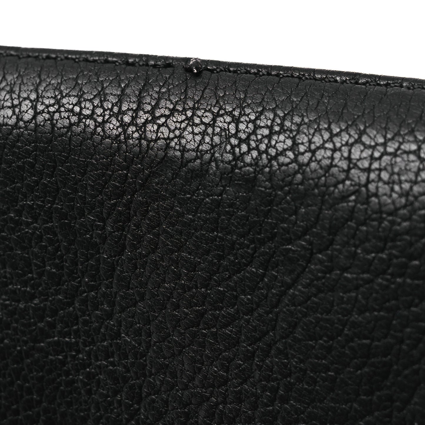 Sugar Goatskin Medium Antigona Envelope Clutch Black Black