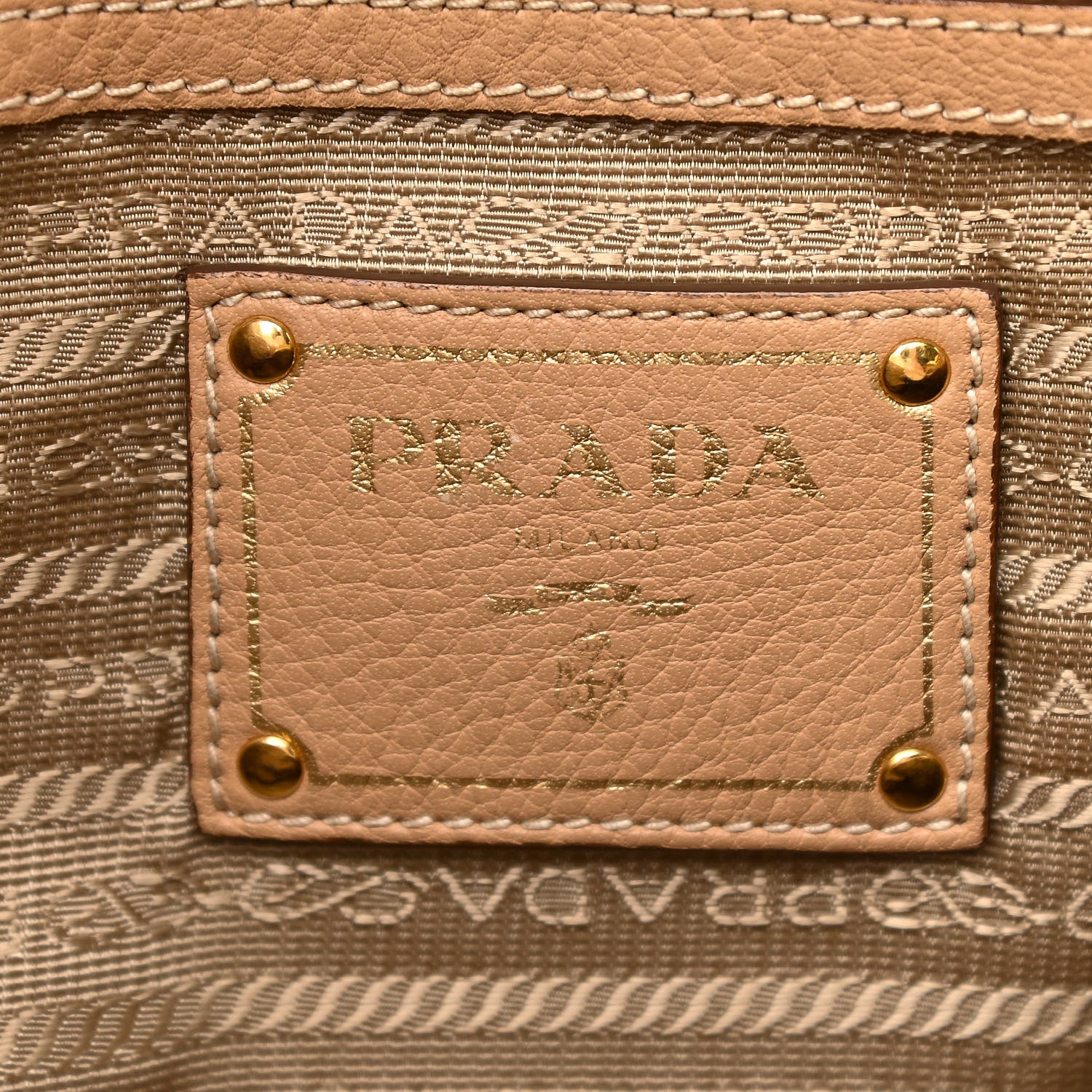 Prada Vitello Daino Tote Sughero 5 of 12
