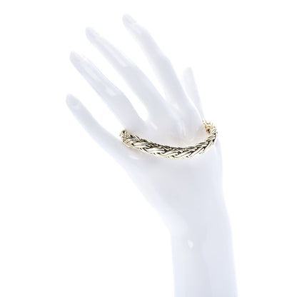 Tiffany 14K Yellow Gold Russian Braid Chain Bracelet 2 of 6
