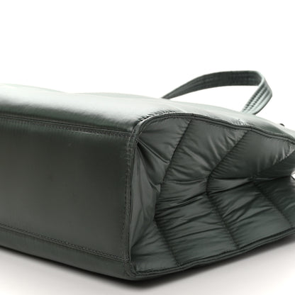 Telfar Nylon Medium Puff Shopping Bag Green 9 of 10