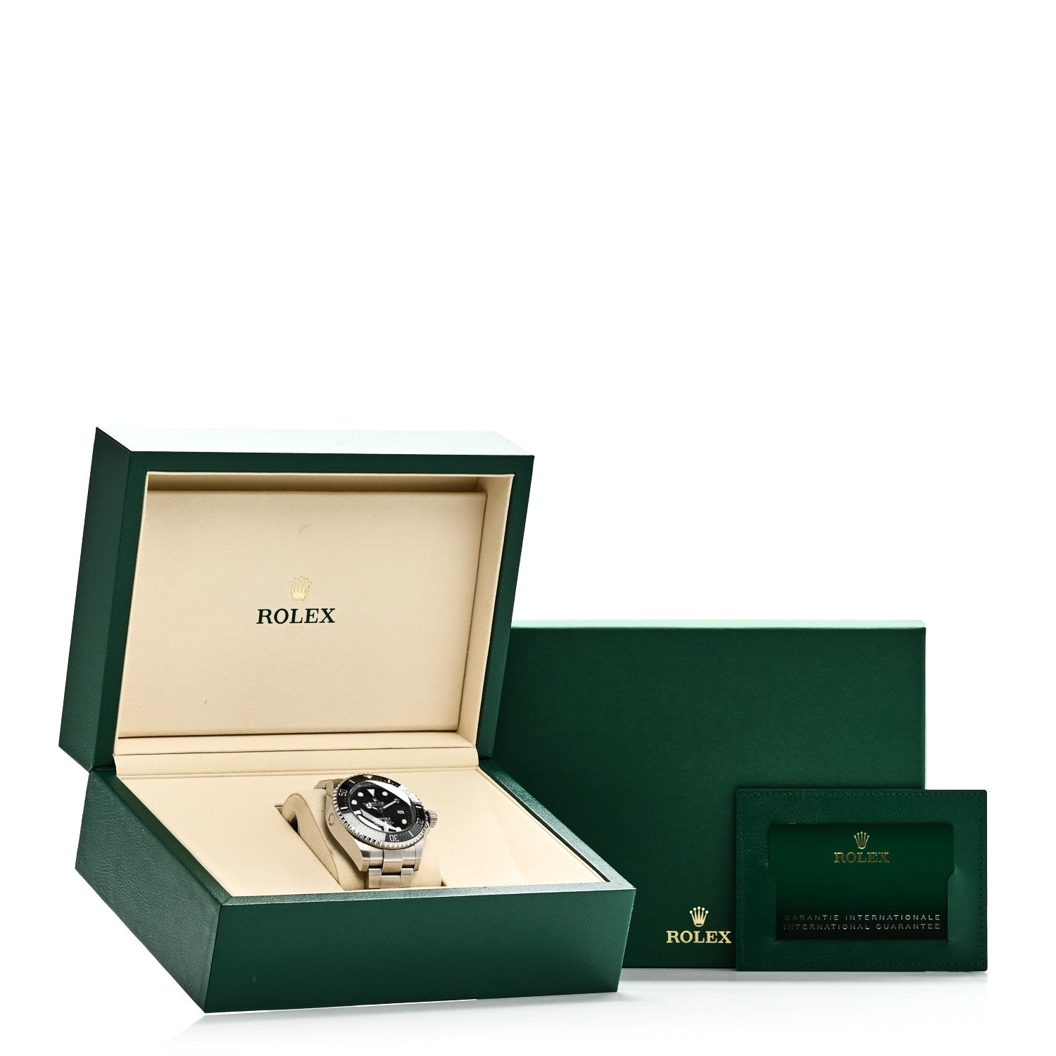Rolex Stainless Steel 44mm Oyster Perpetual Date Sea-Dweller Deepsea Watch Intense Black 136660 5 of 5