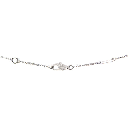 Van Cleef & Arpels 18K White Gold Diamond Sweet Alhambra Pendant Necklace 4 of 6