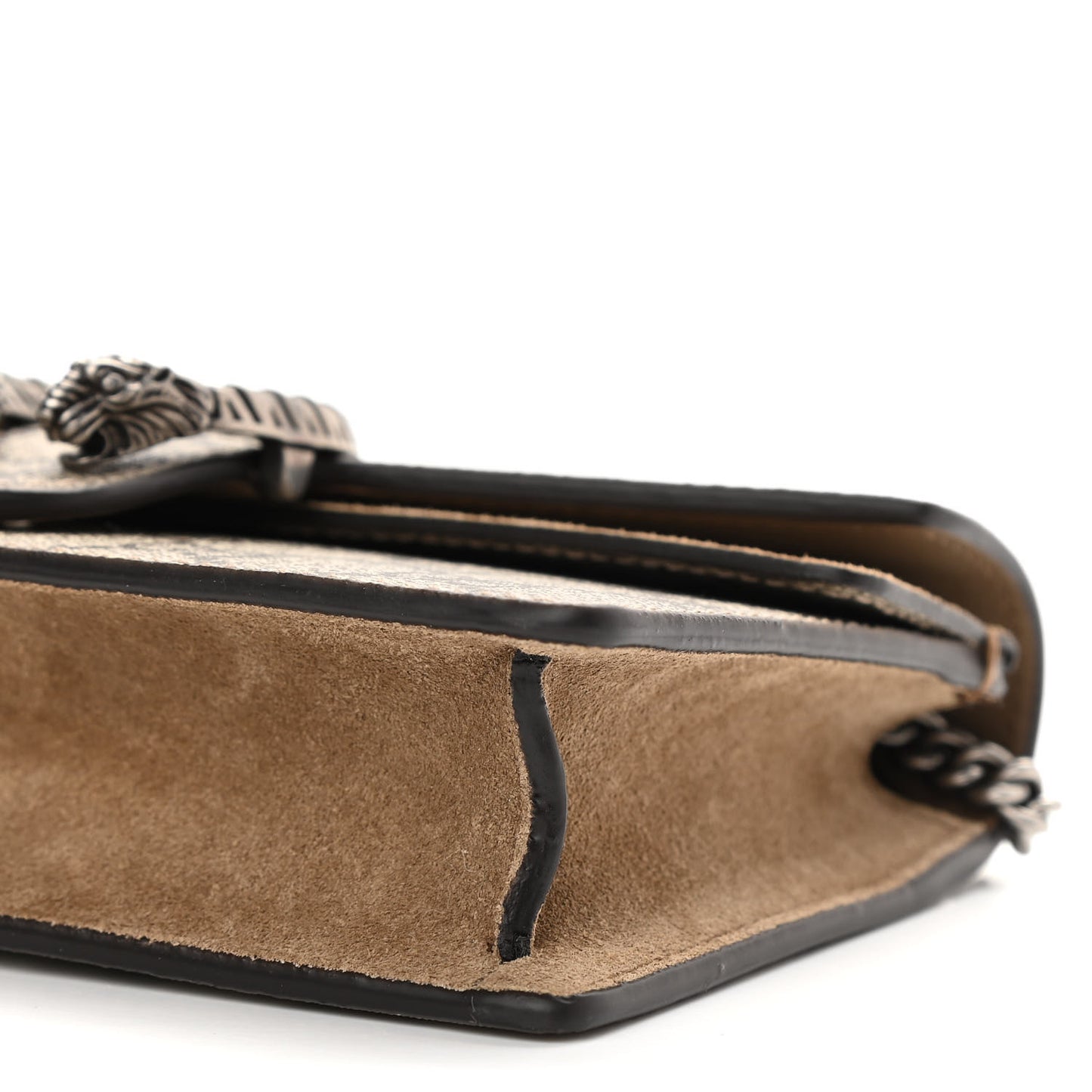 GG Supreme Monogram Super Mini Dionysus Shoulder Bag Taupe