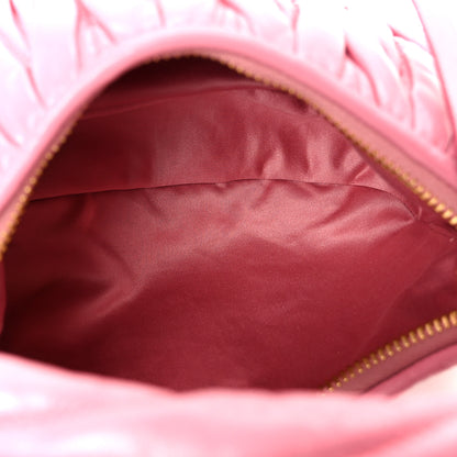 Miu Miu Nappa Matelasse Small Wander Hobo Pink 4 of 10