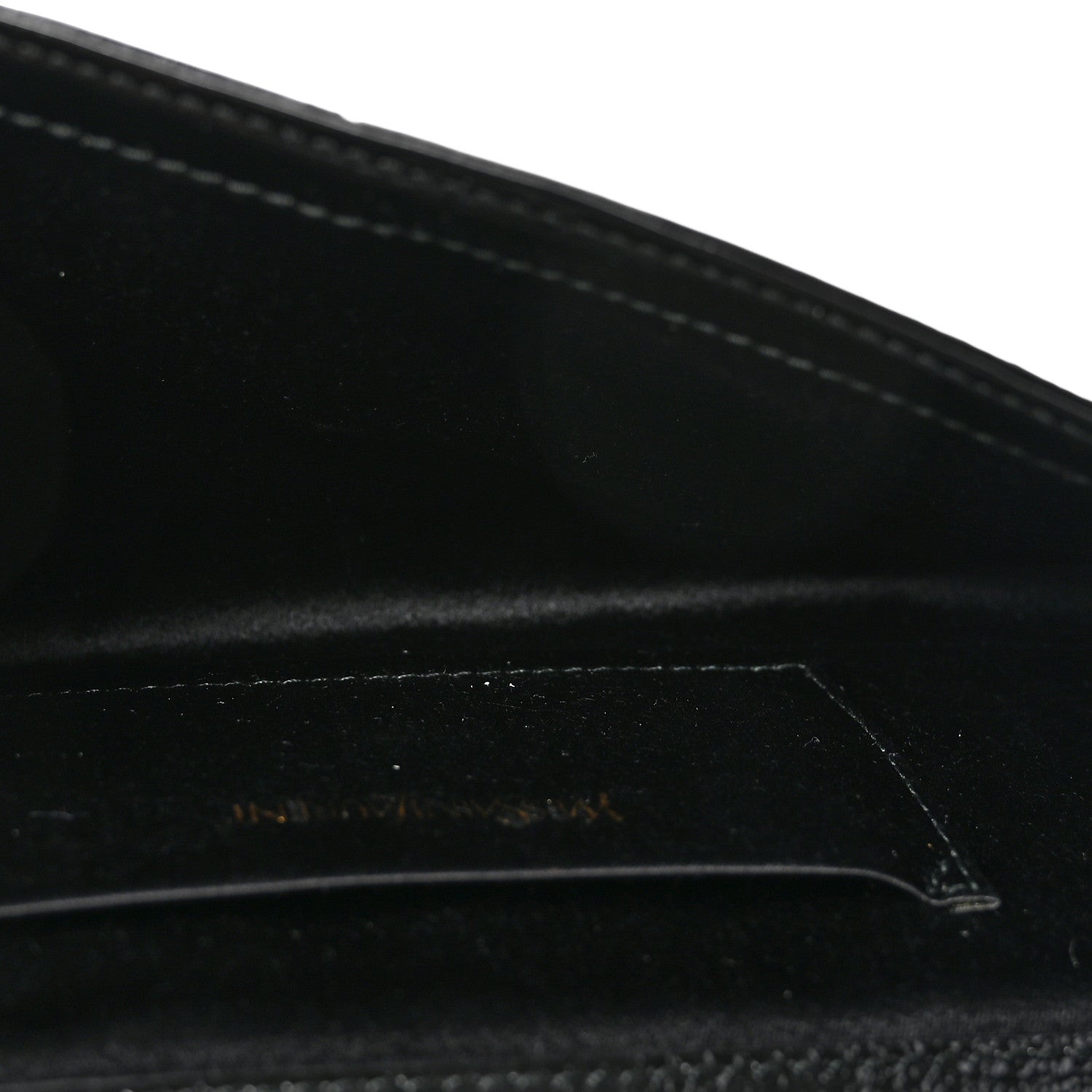Saint Laurent Textured Patent Monogram Small Belle De Jour Clutch  Black 5 of 6