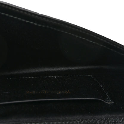 Saint Laurent Textured Patent Monogram Small Belle De Jour Clutch  Black 5 of 6