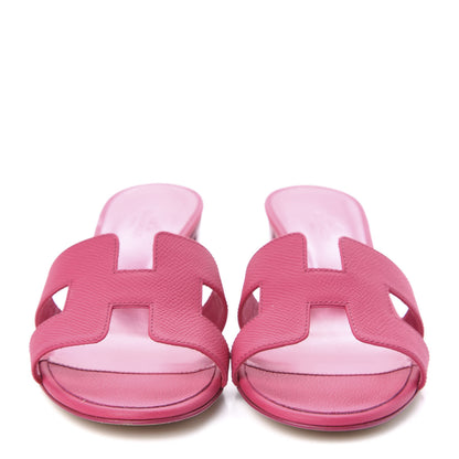 Hermes Epsom Oasis Sandals 37 Rose Pourpre 2 of 11