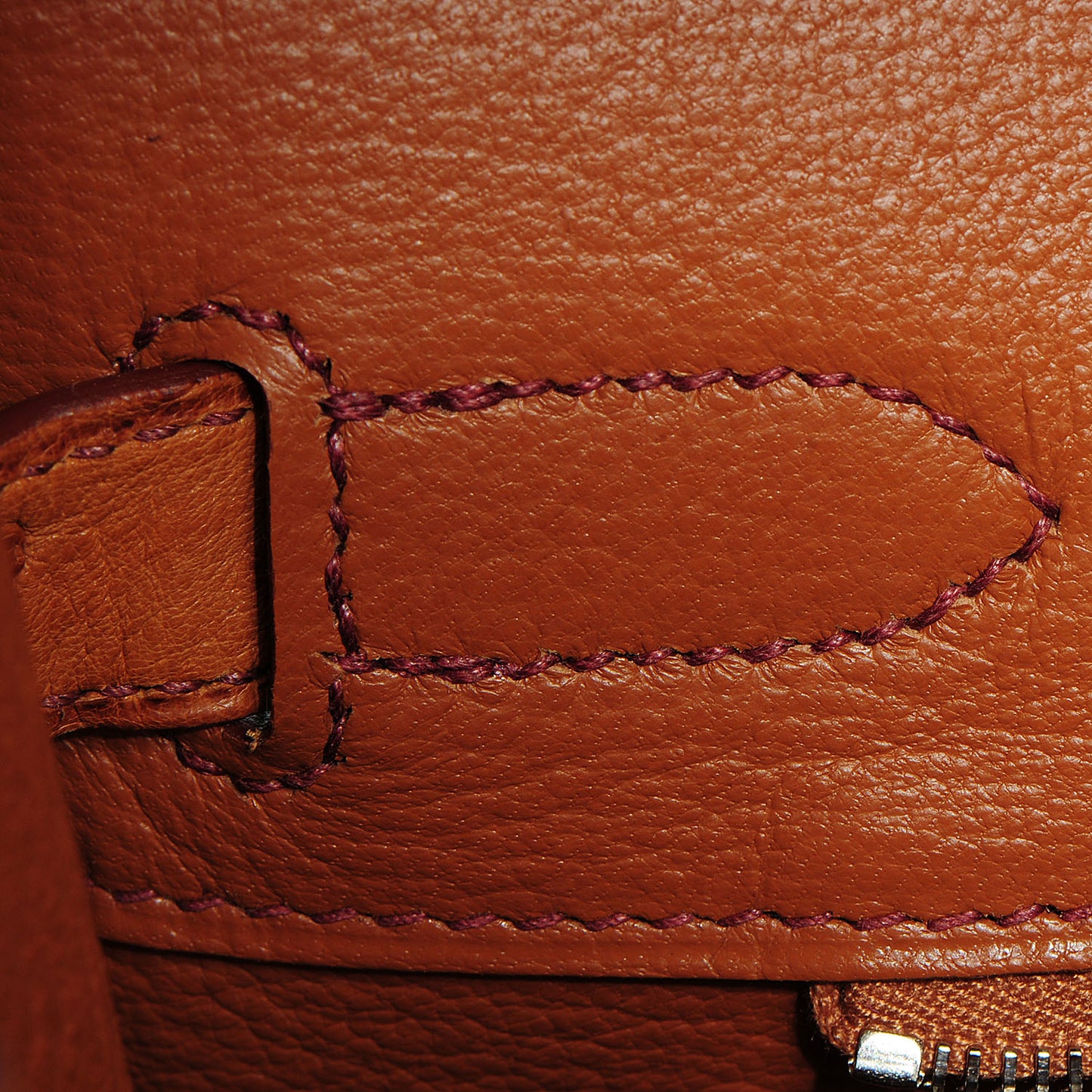 Ostrich Birkin 30 Cognac