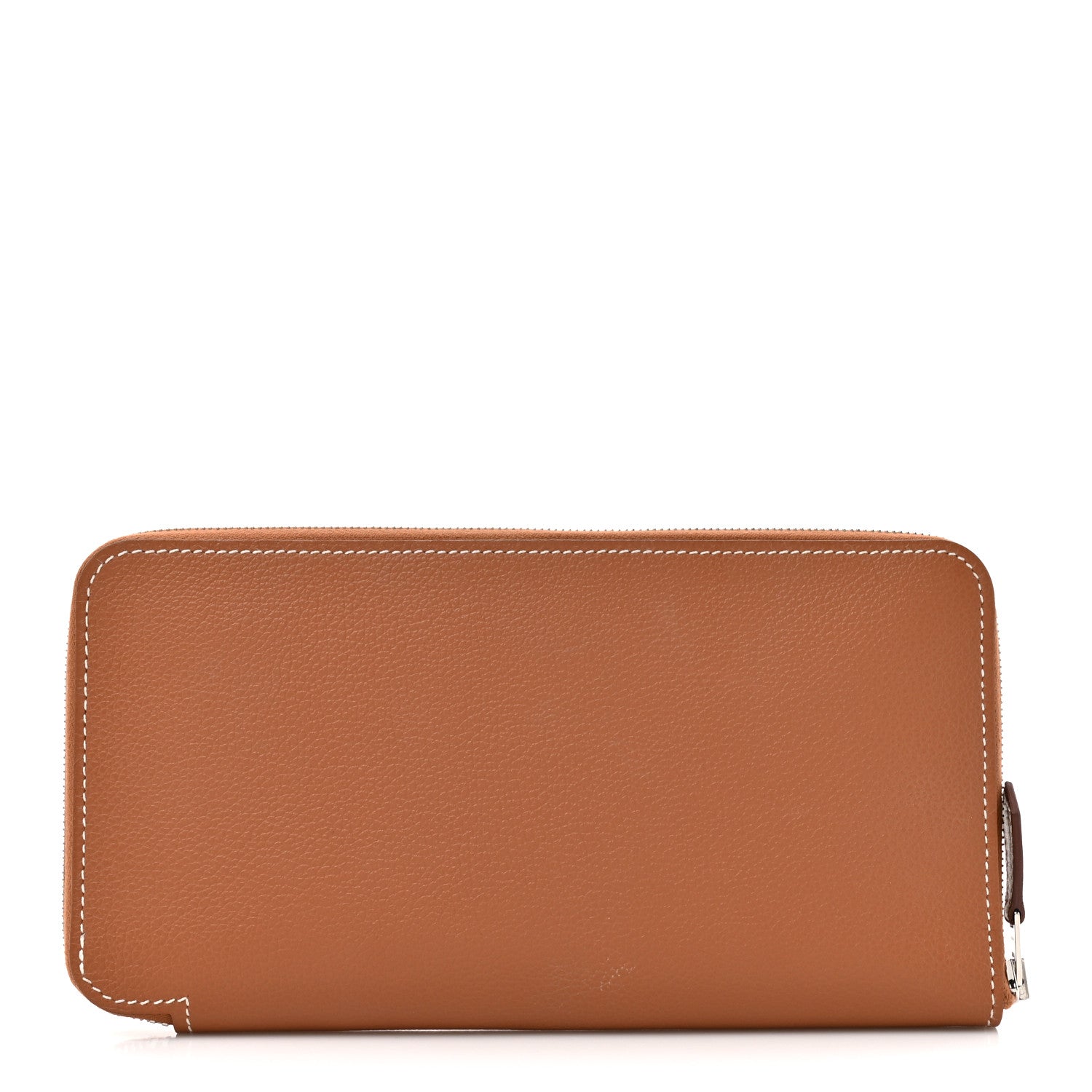 Hermes Evercolor Barenia Silk'In Wallet Gold 1 of 7
