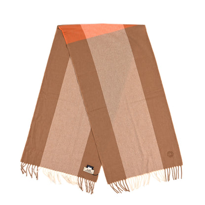 Hermes Cashmere H Summer Block Muffler 2 of 3
