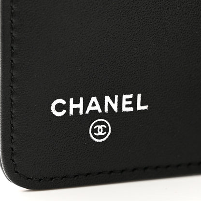 Chanel Patent Quilted Brilliant Yen Wallet Black 6 of 8