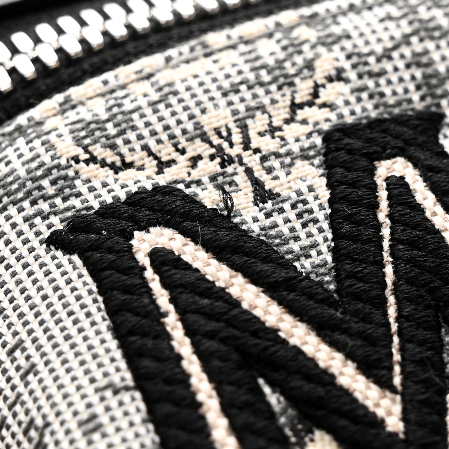 Jacquard Monogram Mini Backpack Grey