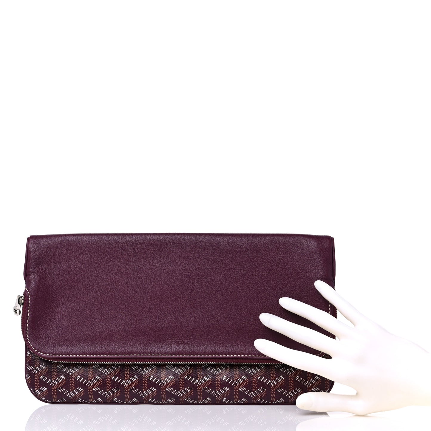 Goyardine Sainte Marie Soft Clutch Bordeaux