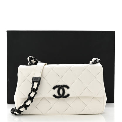 Chanel Caviar Quilted My Everything Small Flap White Black 12 of 12
