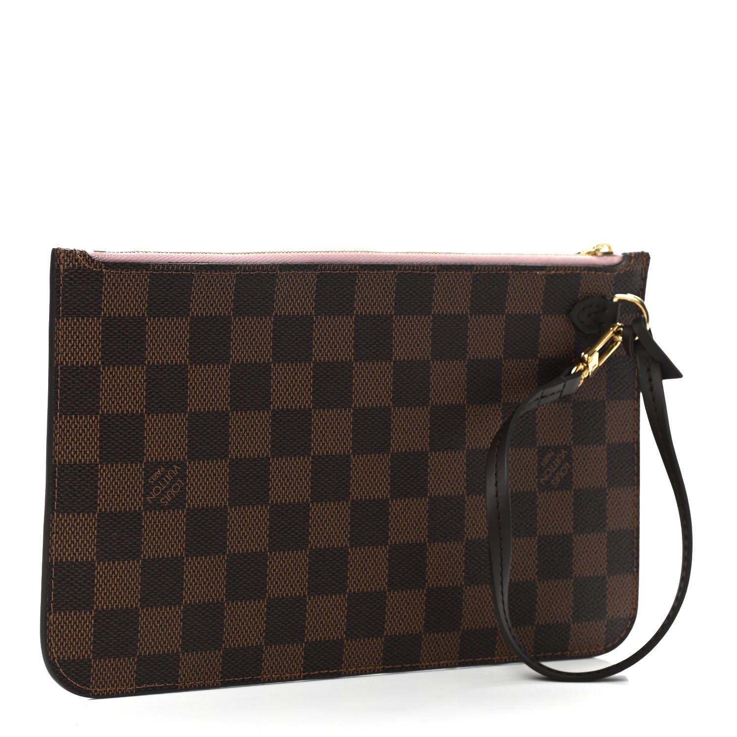 Louis Vuitton Damier Ebene Neverfull MM GM Pochette Rose Ballerine 3 of 7